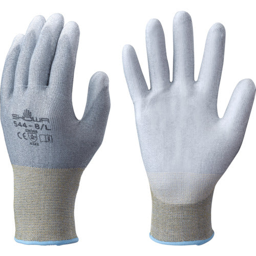 SHOWA Cut-Resistant Gloves No. 544 Bulk Purchase Chemistar Palm FS No. 544 10 pairs Gray M size NO544-10PM 1 bag