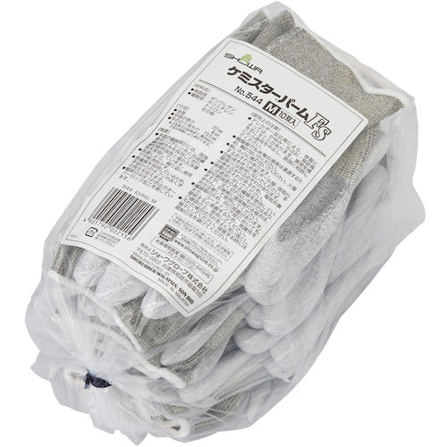 SHOWA Cut-Resistant Gloves No. 544 Bulk Purchase Chemistar Palm FS No. 544 10 pairs Gray M size NO544-10PM 1 bag