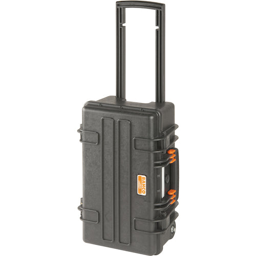 バーコ　樹脂製工具箱　ホイール付き工具箱　外形寸法３５０×２４０×５４５ｍｍ　ブラック　4750RCHDW01　1 個