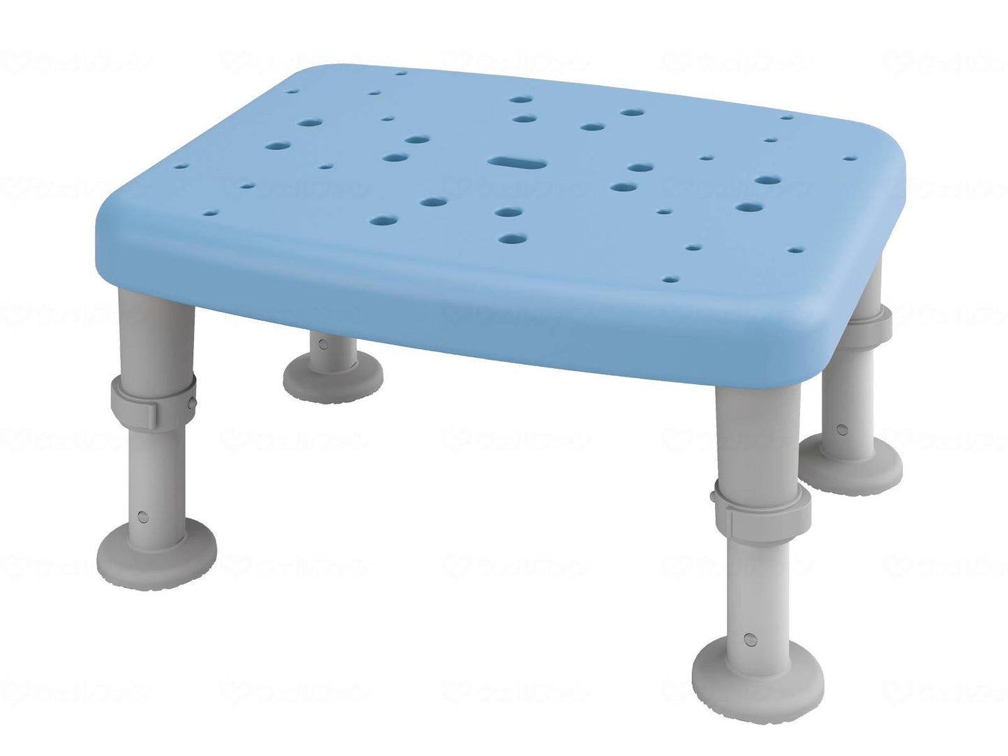 ﾊﾟﾅｿﾆｯｸｴｲｼﾞﾌﾘｰ浴槽台（Air）ｿﾌﾄﾚｷﾞｭﾗｰ ﾌﾞﾙｰ 1826