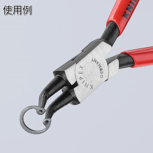 ＫＮＩＰＥＸ　４４３１−Ｊ２２　穴用スナップリングプライヤー　４５度　4431-J22　1 丁