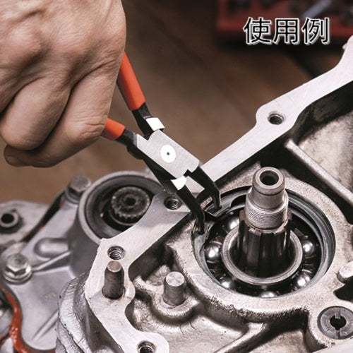 ＫＮＩＰＥＸ　４４３１−Ｊ２２　穴用スナップリングプライヤー　４５度　4431-J22　1 丁