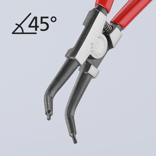 ＫＮＩＰＥＸ　４６３１−Ａ２２　軸用スナップリングプライヤー　４５度　4631-A22　1 丁