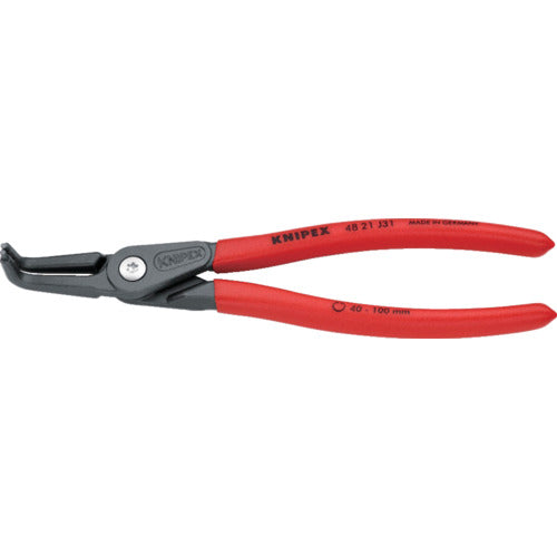 KNIPEX 4821-J31 Precision Snap Ring Pliers for Holes, Bent 4821-J31 1 piece