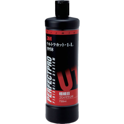 ３Ｍ　コンパウンド　ウルトラカット・１ーＬ　５９５８　７５０ｍｌ　5958　1 本