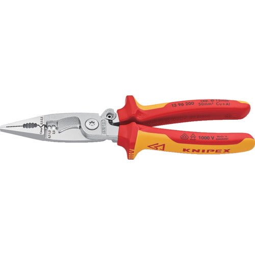 ＫＮＩＰＥＸ　１３９６−２００　絶縁エレクトロプライヤー（スプリング付）　1396-200　1 丁