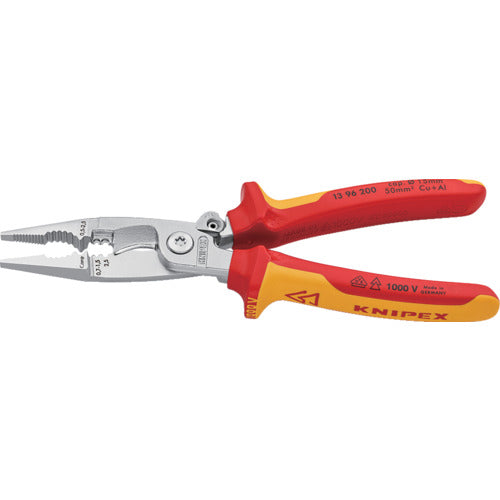 KNIPEX 1396-200 Insulated Electro Pliers (with spring) 1396-200 1 piece