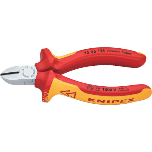 KNIPEX Insulated 1000V Electrician's Nippers 125mm 7006-125 1 piece