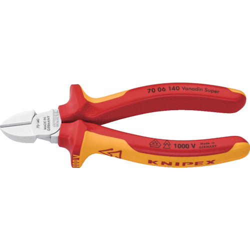KNIPEX Insulated 1000V Electrician's Nippers 140mm 7006-140 1 piece