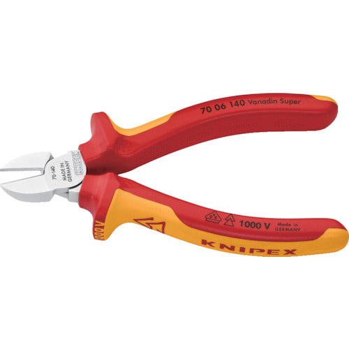 KNIPEX Insulated 1000V Electrician's Nippers 140mm 7006-140 1 piece