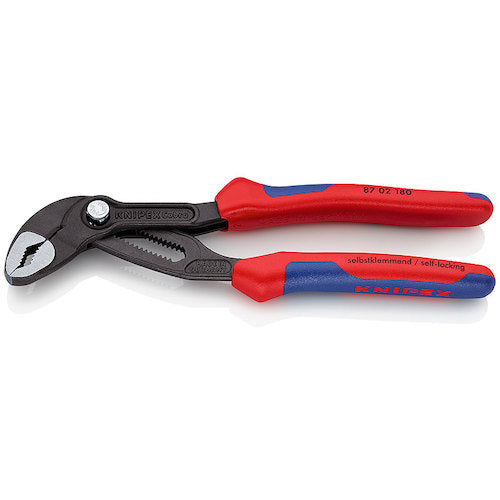 KNIPEX Water Pump Pliers Cobra Comfort Handle 180mm 8702-180 1 piece