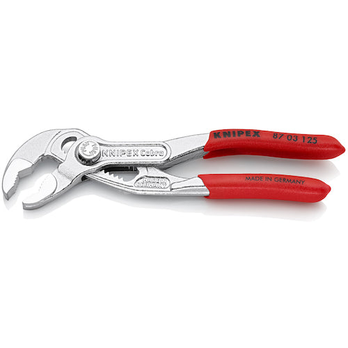KNIPEX Water Pump Pliers Cobra Soft Plastic Handle 125mm 8703-125 1 piece
