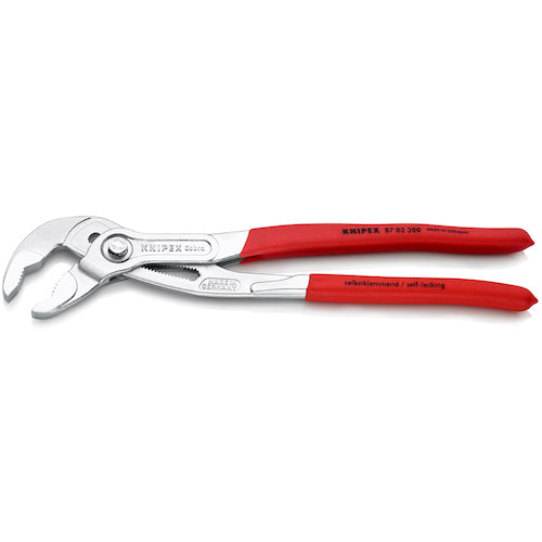 ＫＮＩＰＥＸ　ウォーターポンププライヤー　コブラ　ソフトプラスチックハンドル　３００ｍｍ　8703-300　1 丁