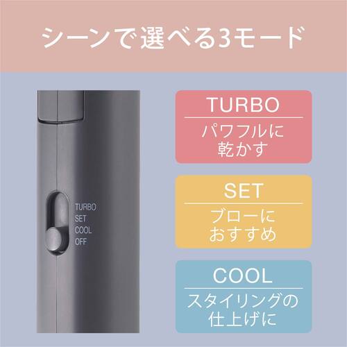 ＩＲＩＳ　１００７１９　イオンドライヤー　ダークグレー　HDR-M101-H　1 台