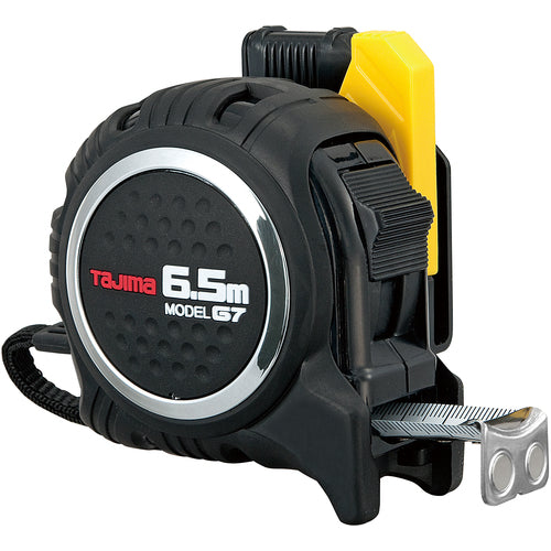 Tajima Safe G7 Lock Mag Claw 25 6.5m Metric Scale Black/Black SFG7LM2565 1 pc