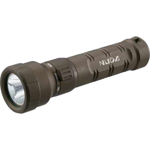 TRUSCO Rechargeable Waterproof LED Light NUDA 320 Lumens OD Color TLWN-320-OD 1 pc