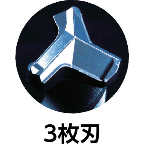 Miyanaga Deltagon Bit SDS Plus 5-Pack Screw Type Φ10.5 x 166mm DLSDS105P5 1 S