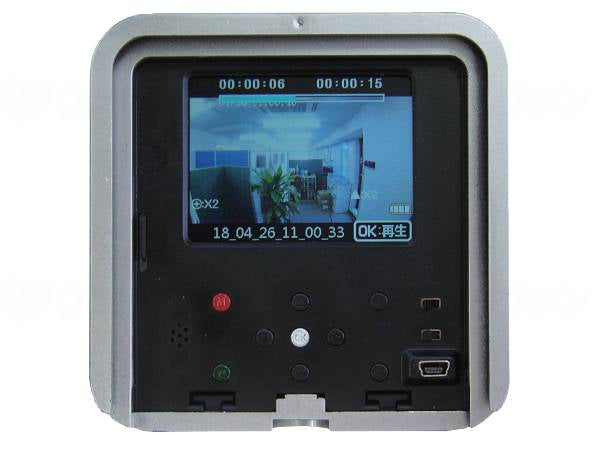 ﾅｶﾊﾞﾔｼ(株)ﾘｰﾍﾞｯｸｽ事業部SDｶｰﾄﾞ録画式液晶画面付ｾﾝｻｰｶﾒﾗ