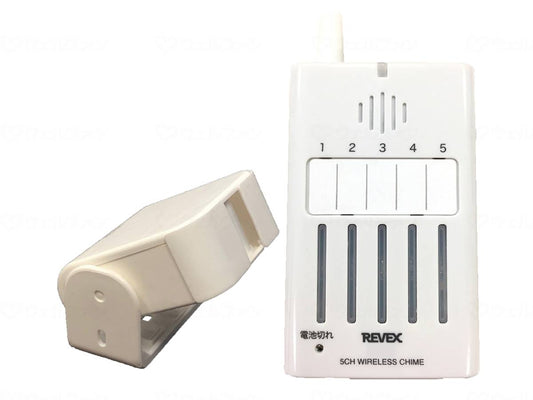 ﾅｶﾊﾞﾔｼ(株)ﾘｰﾍﾞｯｸｽ事業部防雨型人感ｾﾝｻｰ　5ｹ所携帯人感ﾁｬｲﾑｾｯﾄ