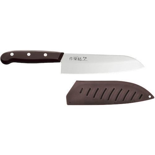 下村工業　包丁　作楽結　サヤ付き万能包丁　SKU-201　1 丁