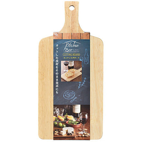 시모무라 공업 커팅 보드 주방 바 천연 나무 커팅 보드 KIB-605 1 장