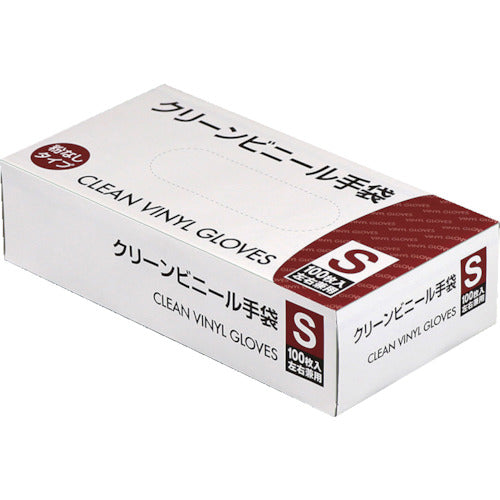 MISM Clean Vinyl Gloves S 100 pieces CP-002 307020007 1 box