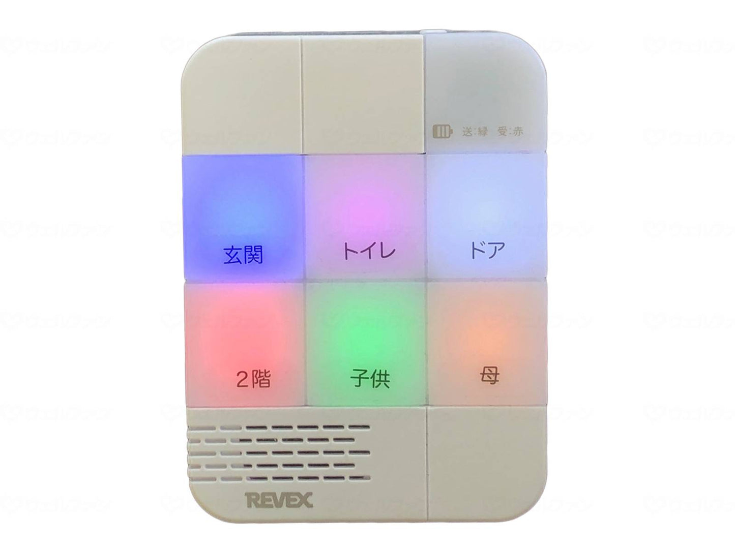 ﾅｶﾊﾞﾔｼ(株)ﾘｰﾍﾞｯｸｽ事業部増設用　6ｹ所受信ﾁｬｲﾑ