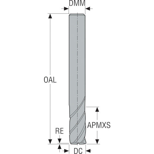 セコ　ＪＡＢＲＯ　Ｓｏｌｉｄ２　エンドミル　553060R020Z3.0-SIRON-A　1 本