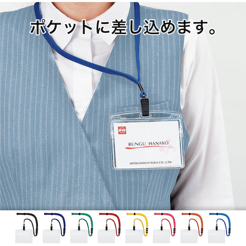 OP Hanging Name Tags, Extra Large, 10 pcs, Blue, NL-21-BU, 1 bag