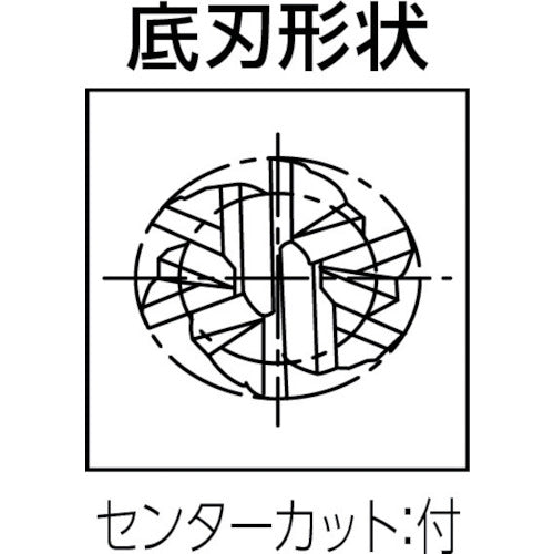 グーリング　超硬スクエアエンドミル　マルチリードＲＦ１００ＳＦ　高能率仕上げ用６枚刃径８ｍｍ　3631 008.000　1 本