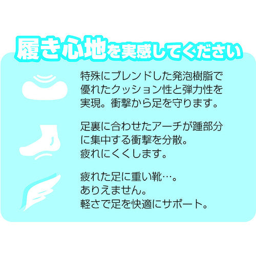 喜多　柔らかいリカバリーサンダル　ＥＶＡラバー　ＳＫ４９００　ブラック　ＬＬ（２６．５〜２７．０）　SK4900-BK-LL　1 足