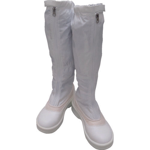 GOLDWIN Anti-static safety boots with zipper, white, 24.0 cm, PA9850-W-24.0, 1 pair