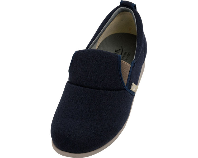 Loose fitting easy slip-on 7053 5E one foot / 3L navy left foot 1 piece