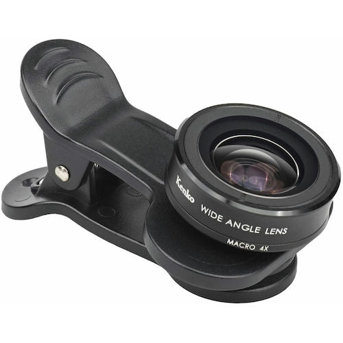 Kenko 079790 SNS Master Wide Macro for Smartphones and Tablets, 4x Close-up + 110° Wide Angle, SNS-06wm SNS-06WM 1 pc