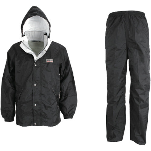 Kajimeiku Entry Rain Suit 2 Black 4L 7250-91-4L 1 unit