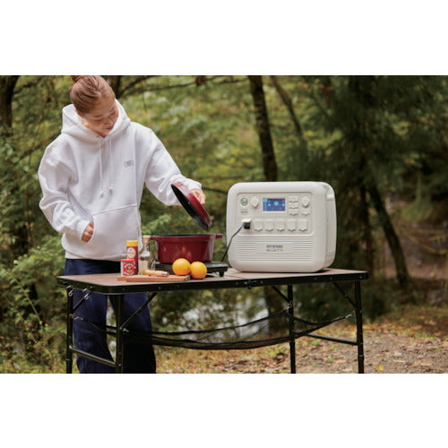 ＩＲＩＳ　１０３４７９　ポータブル電源　２０４８Ｗｈ　ホワイト　PS2000AA-W　1 台