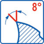 세코 JABRO Solid2 엔드밀 JS754160E2C.0Z4-HXT 1개