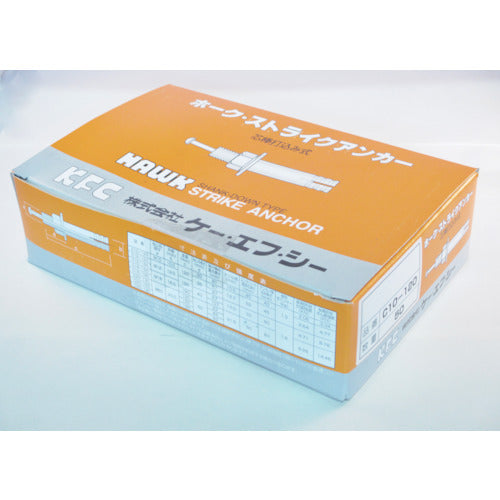 K.F.C. Hawk Strike Anchor C Type Steel M10 Total Length 120 C10-120 50 Pieces