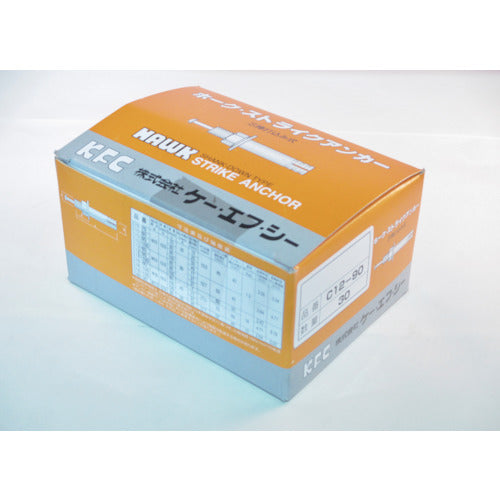 K.F.C. Hawk Strike Anchor C Type Steel M12 Total Length 90 C12-90 30 Pieces