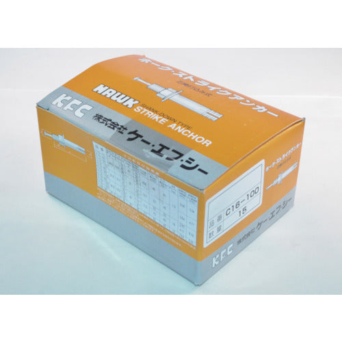 K.F.C. Hawk Strike Anchor C Type Steel M16 Total Length 100 C16-100 15 Pieces