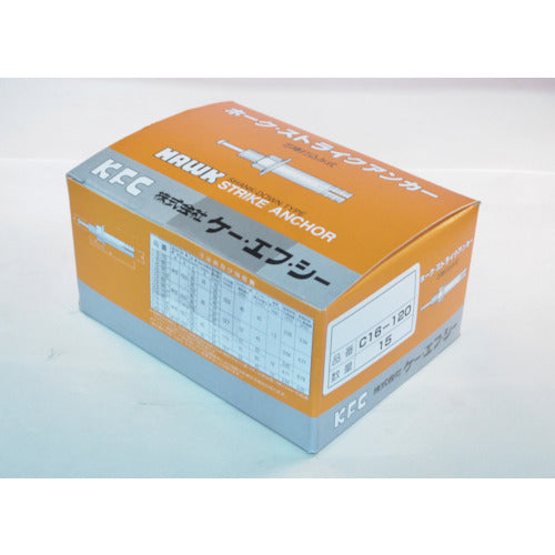 K.F.C. Hawk Strike Anchor C Type Steel M16 Total Length 120 C16-120 15 Pieces
