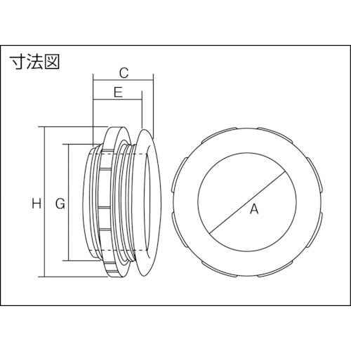 アメリカン電機　ＢＮノズル　内径４０　ナイロン製　白　BN40S-IV　1 個