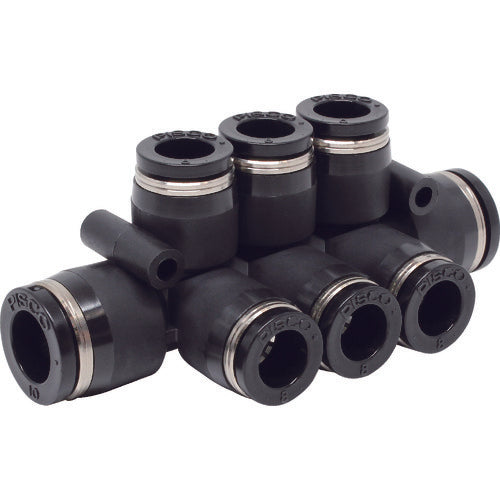 PISCO 튜브 피팅 위경 트리플 더블 10×8 PKVG10-8 1개