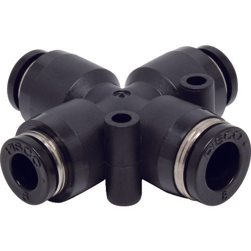 ＰＩＳＣＯ　チューブフィッティング　クロスＣ　８×６　PZC8-6　1 個