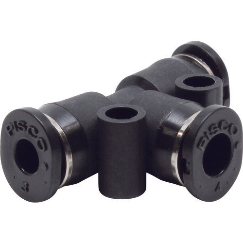 PISCO Tube Fitting Mini Type Different Diameter Union Tee 3 x 3 x 4 PEG3-4M 1 pc
