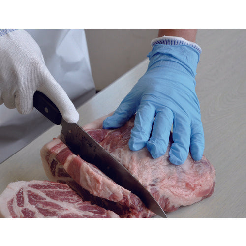 トワロン　使い捨て手袋　ニトリル極うす手袋　Ｍ　（１００枚入）　529-M　1 箱