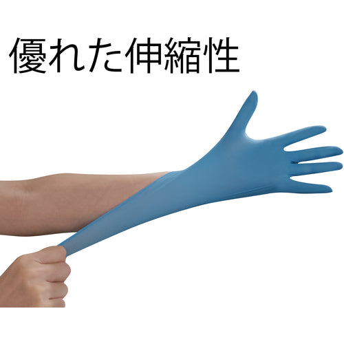 トワロン　使い捨て手袋　ニトリル極うす手袋　Ｓ　（１００枚入）　529-S　1 箱