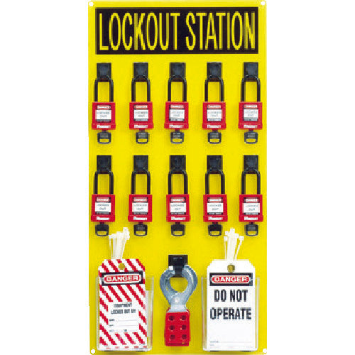 ＰＡＮＤＵＩＴ　ロックアウトステーションキット　１０人用　PSL-10SWCA　1 Ｓ
