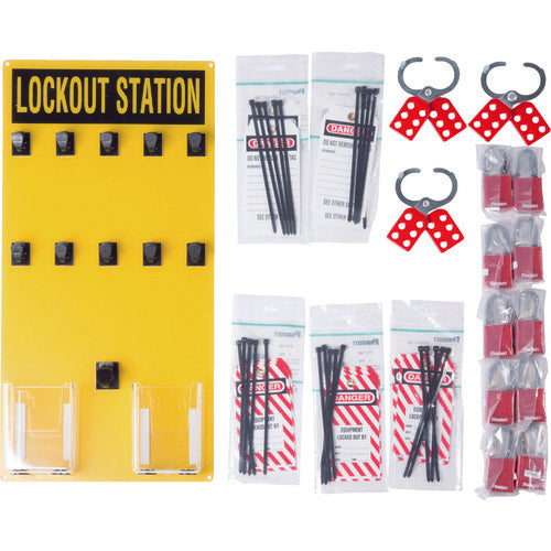 ＰＡＮＤＵＩＴ　ロックアウトステーションキット　１０人用　PSL-10SWCA　1 Ｓ