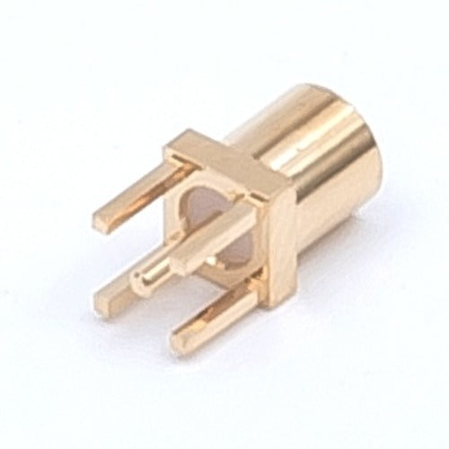 TYC MMCX Connector Receptacle for Printed Circuit Boards MMCX-R-PCB 50OHM 1 Piece